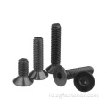 Black Oxide Grade 8.8 Pelapisan Hexagon Socket Counterk Head Screw